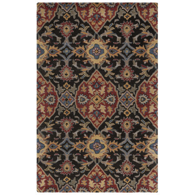 Ayofemi Hand Tufted Wool Floral Rug