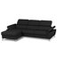 Milton Keynes Italian Leather Electric Reclining Corner Sofa with Adjustable Headrests and Adjustable Armrests-1488980999-1488980996