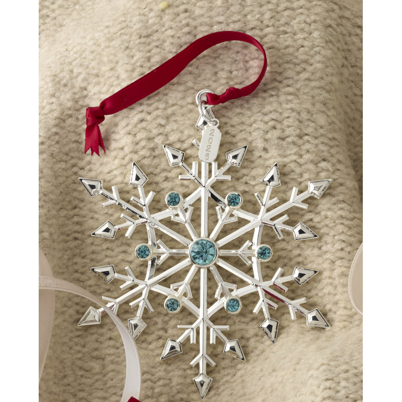 Lenox 2026 Snow Majesty Silverplate Ornament