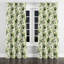 Rideaux occultants à motif floral - rideau à œillets vert Bollig - 1 panneau-126181157-126181152