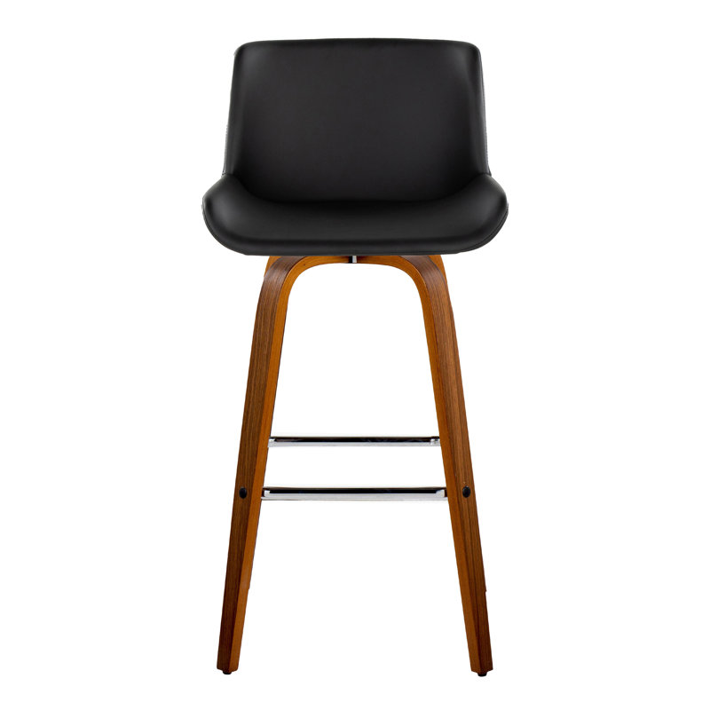 Santi Fixed-Height Barstool - Set Of 2, Black