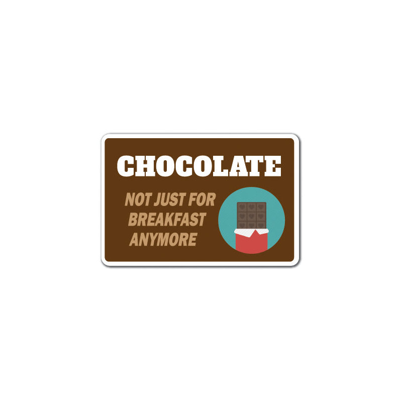 Plaque chocolat non seulement pour le déjeuner