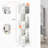 360° Rotating Bookshelf, 5 Tiers Corner Shelf, Rotating Bookcase For Bedroom, Living Room-2040515265