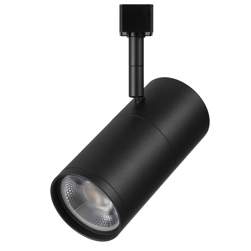 313 Track LED Fixed Track Head, Black, 9.25"H x 3.25"W x 3.25"D