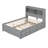 Doran Wooden Platform Bed with Trundle, Drawers & USB Charging-1548066032
