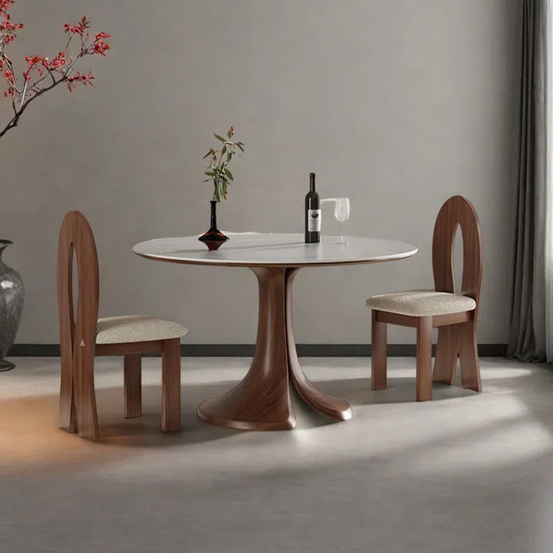 Table de salle à manger, H 29,53 po x L 47,24 po x l 47,24 po