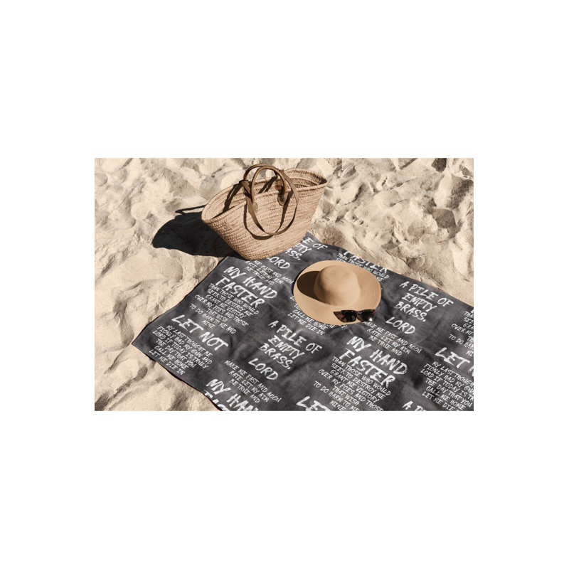 Ultra-Soft Beach Towel, 30 x 59 Inches | 70% Polyester / 30% Polyamide, Microfilament Fabric | Quick-Dry, Lightweight & Compact for Travel | Perfect for Beach, Pool, Gym, and Outdoor Adventures