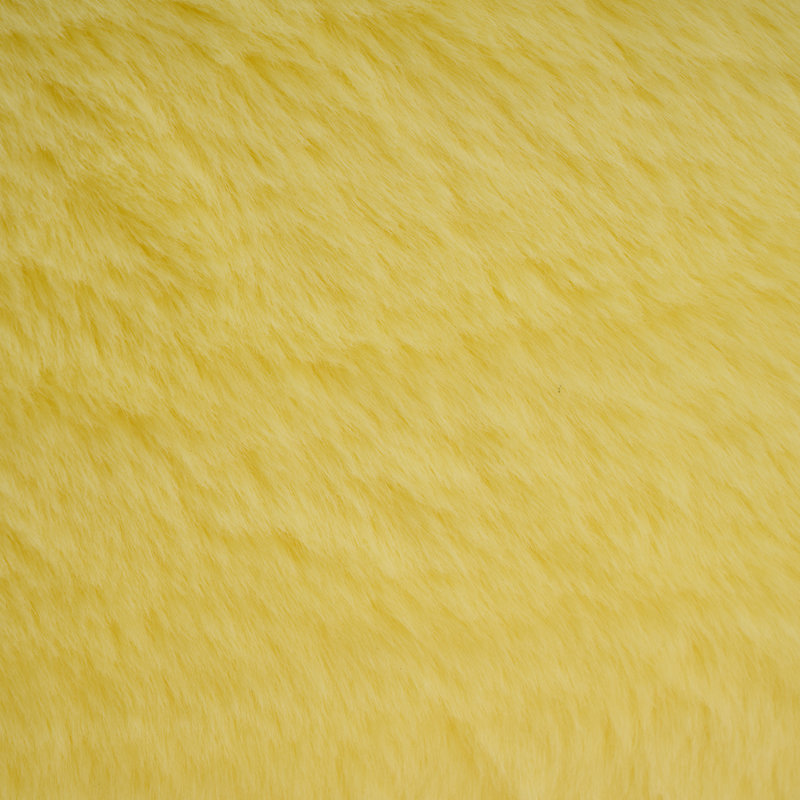 Soft Fluffy Loveseat, Yellow