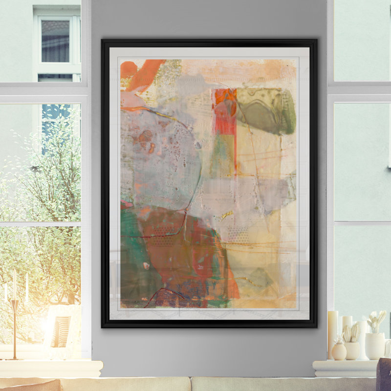 « ferly ii », toile tendue imprimée, H 22,5 po x l 30,5 po x P 1,5 po, Noir