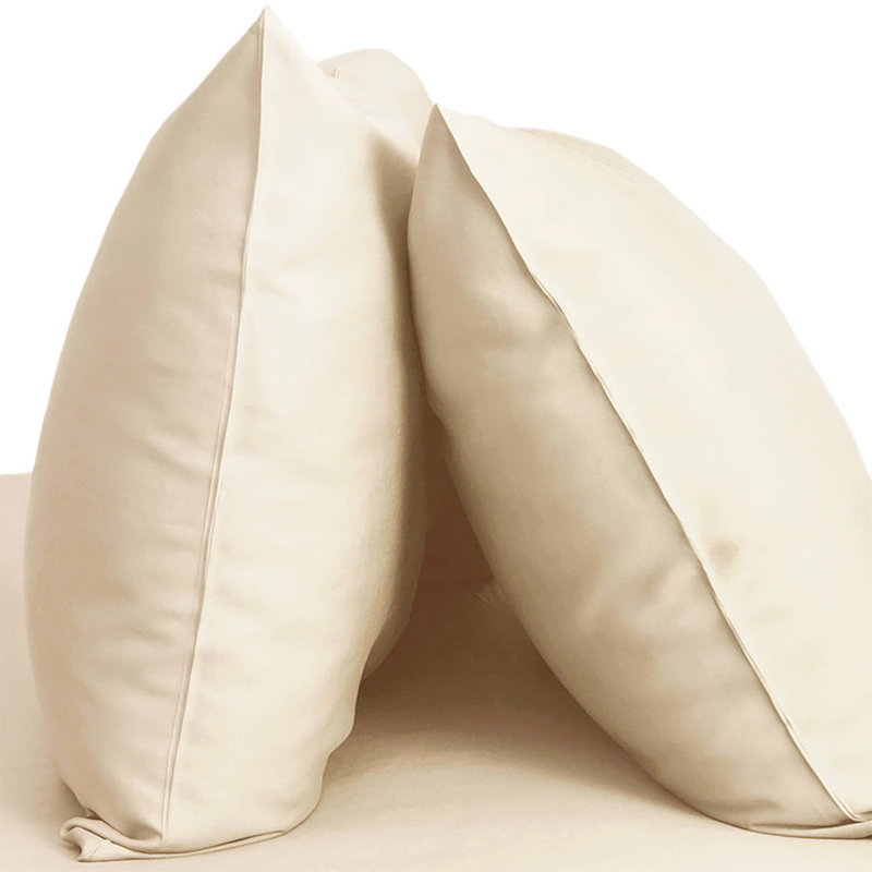 King Harbor Gray Hypoallergenic Cotton Pillowcase Set