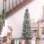 Arbre de Noël mince pin artificiel 6 pi avec 394 branches