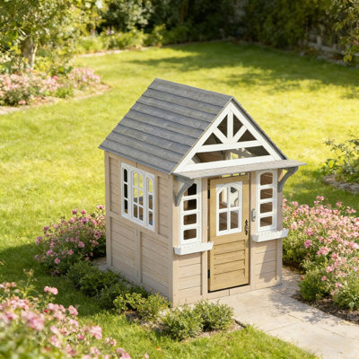 Maisonnette en bois robuste, maisonnette d'extérieur
