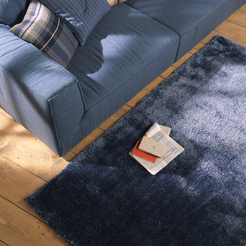 Soft Solid Colour Hand Woven Area Rug, 65 x 130cm