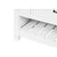 Ensemble de meuble-lavabo simple 48 po avec comptoir en pierre naturelle de Carrare, lavabo et dosseret Dilkhush, blanc tourterelle, pré-assemblé-1164073067-1164073066