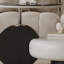 Conception légère et luxueuse et table basse simple