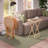 Lucca 5-pc Snack Table Set, Teak-113560895