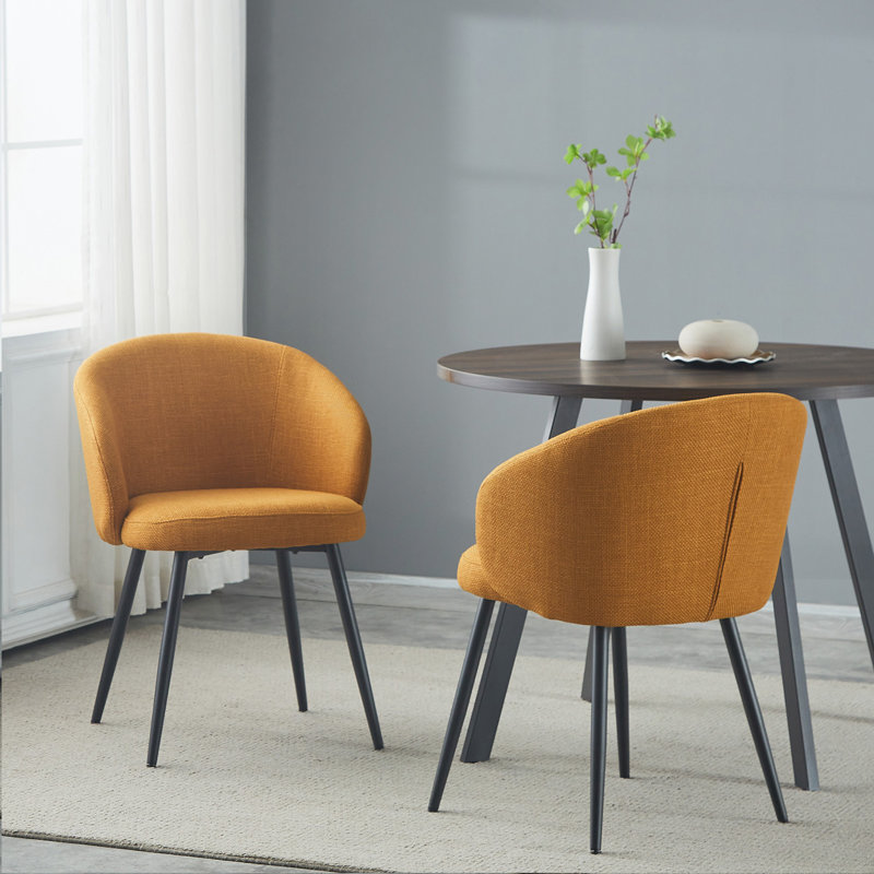 Oronogo 42cm H Upholstered Armchair, Yellow