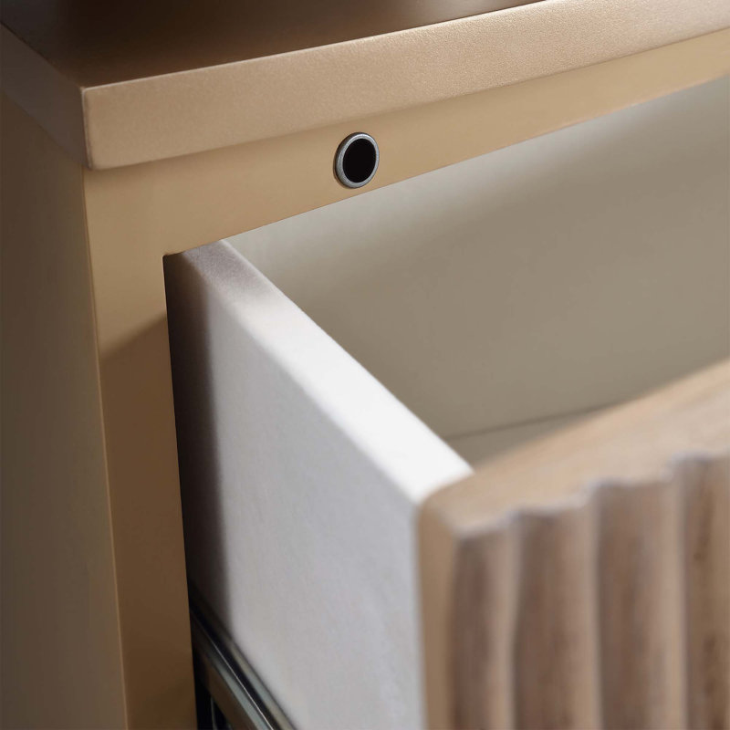 West Kensington Vanity With Mirror, Sea Salt Caramel