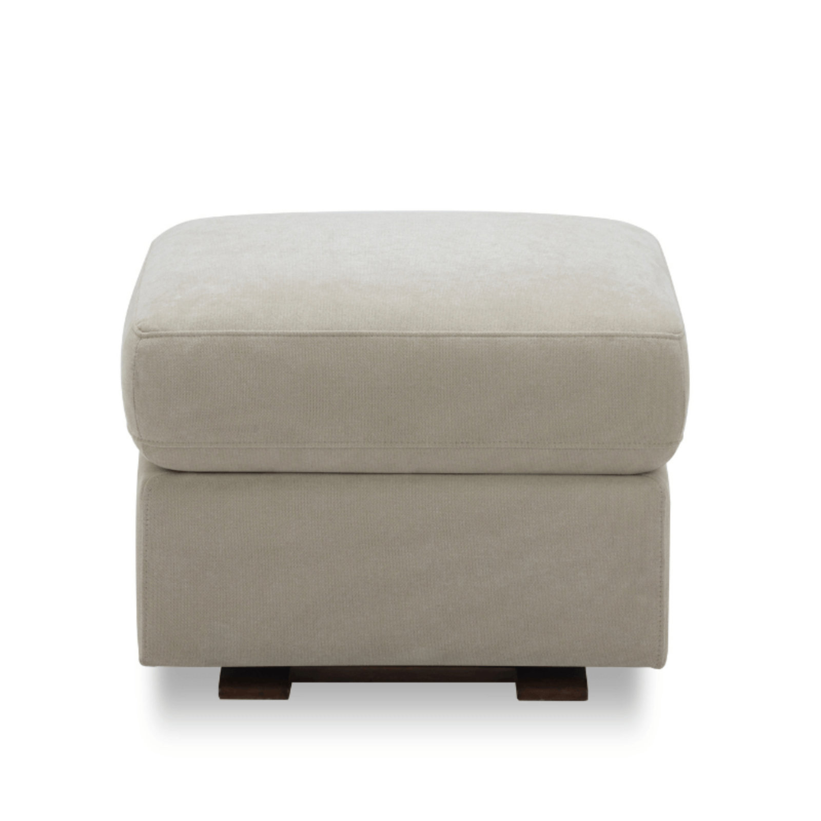 Nurture The Glider Plus 20" Ottoman, Ivory Cotton Blen