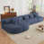 Polyester bleu est en rupture de stock