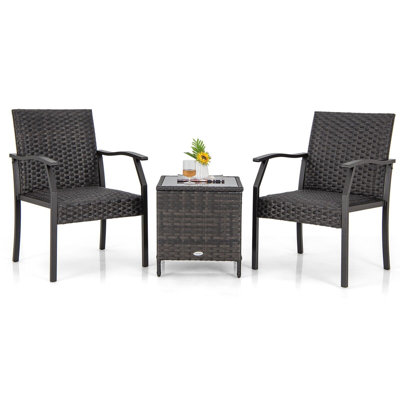 Wicker 2 - Person Garden Lounge Set