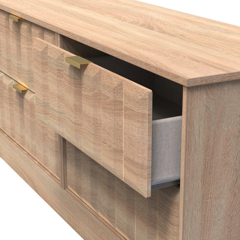 115cm W 4 - Drawer Chest of Drawers, Bardolino Oak