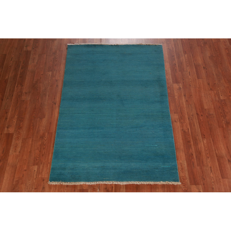 Tapis bleu sarcelle Gabbeh 3 x 5