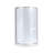 Breeze 33 in. L x 33 in. W x 76.18 in. H Round Corner Shower Kit in Chrome, Clear Sliding Door, Walls and Pan
