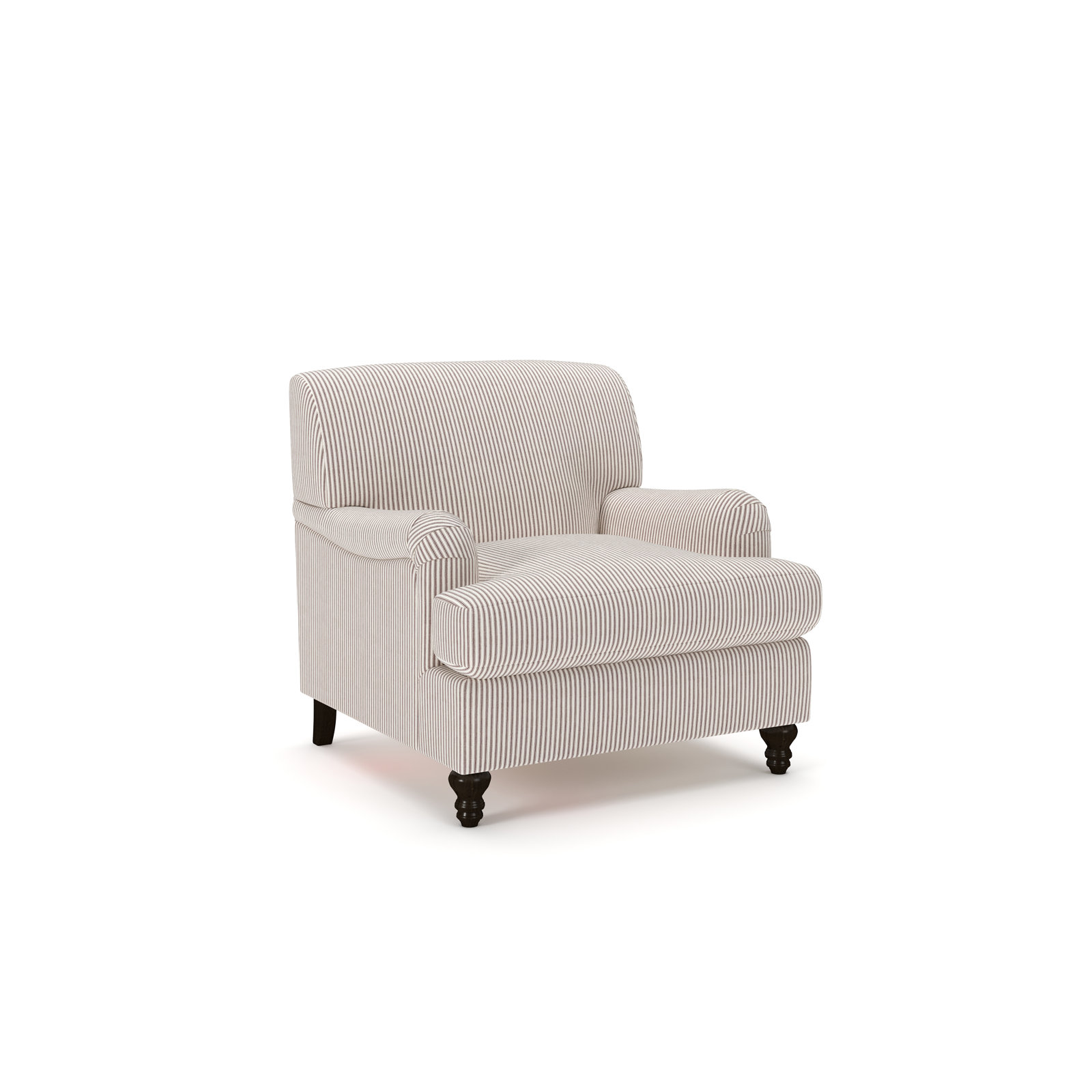 Walters Tight Back Armchair, Cruise Sangria