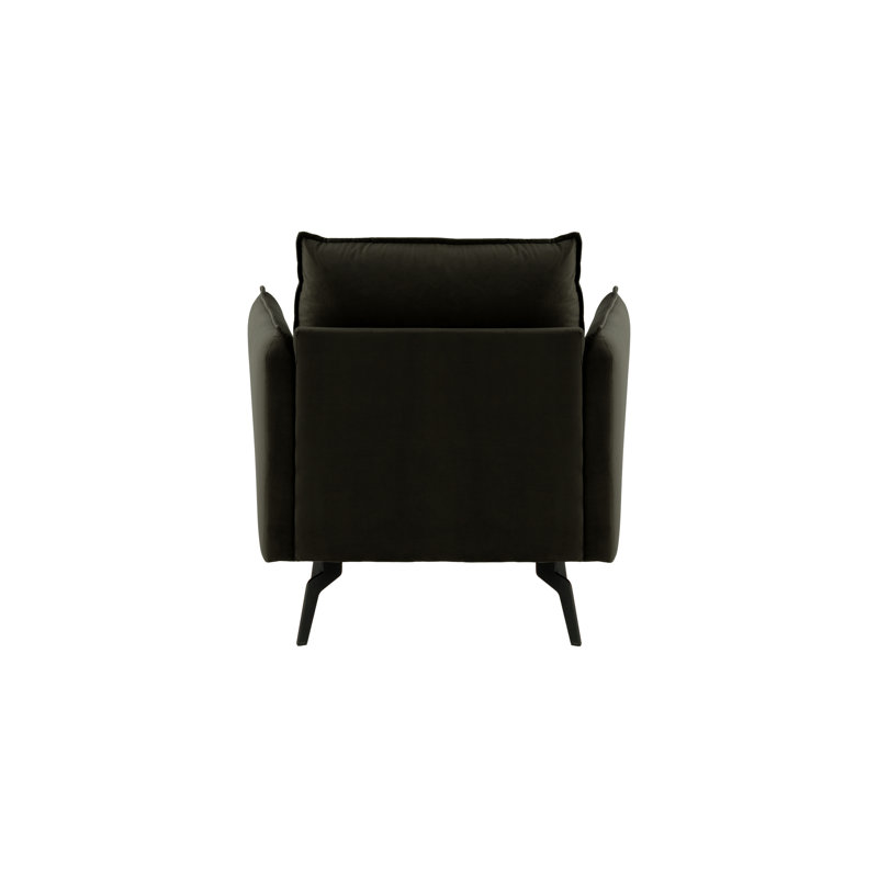 Ferrigno Upholstered Armchair, Black