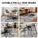 Doucette Abstract Cream/Black/Gray Area Rug