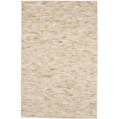 Ambrozie Performance Leather Abstract Indoor Rug