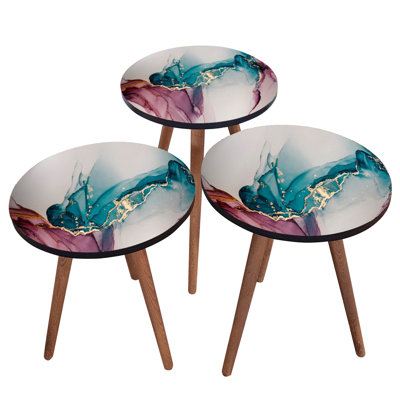Tables gigognes 3 pieds Geralyn