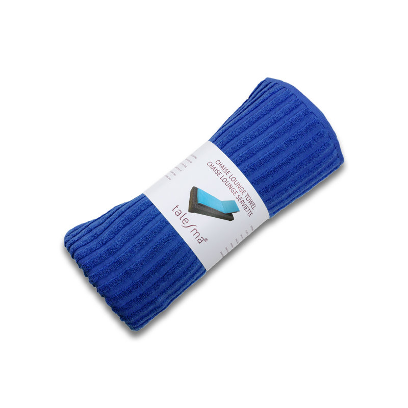 Housse pour chaise longue en coton turc, Bleu royal