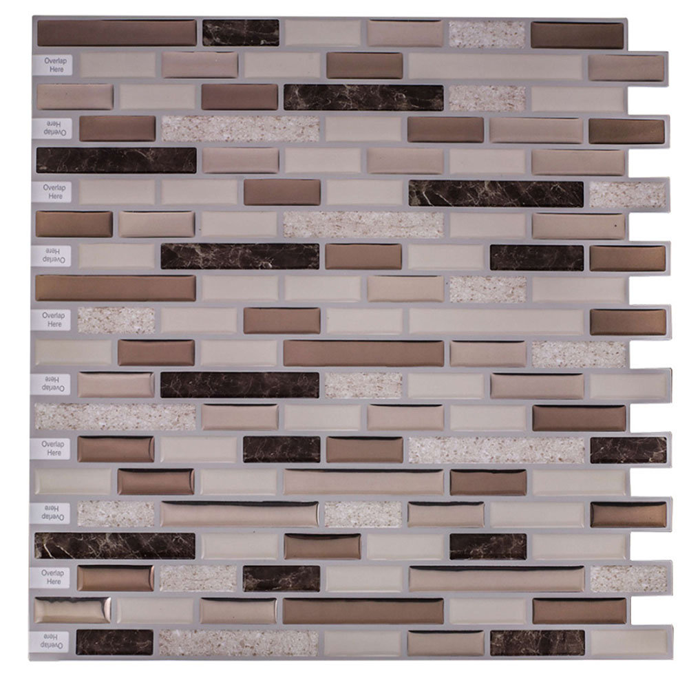 Addey 30.5cm x 30.5cm PVC Peel & Stick Mosaic Tile