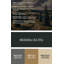 Ferme, arbres de pin gris, art mural sur toile-1043635752