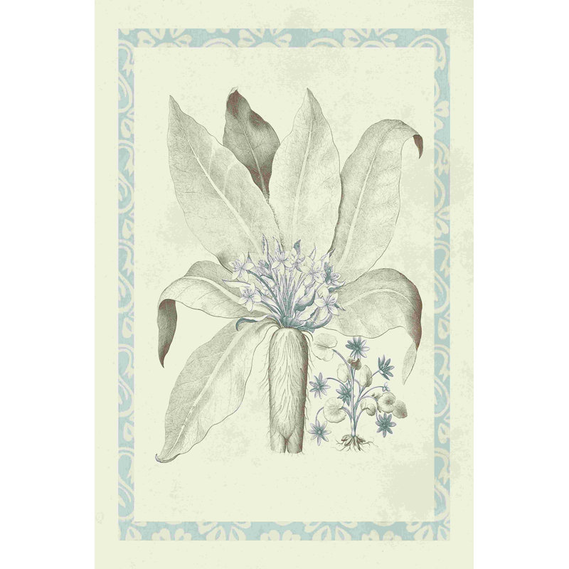 «Willow Blue Besler V» par Vision Studio - impression sur toile tendue, L 32 po x H 48 po