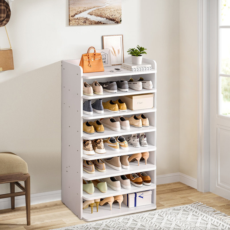 Shoe Rack, 120cm H x 62cm W x 26cm D, White