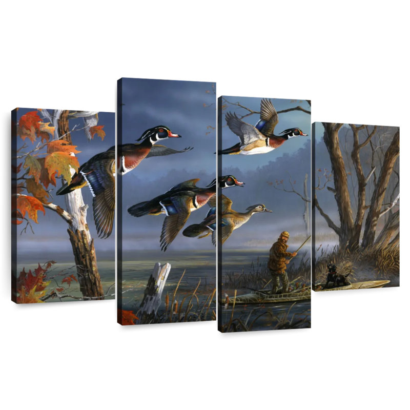 Woodies On The Wing, 27" H x 43" W