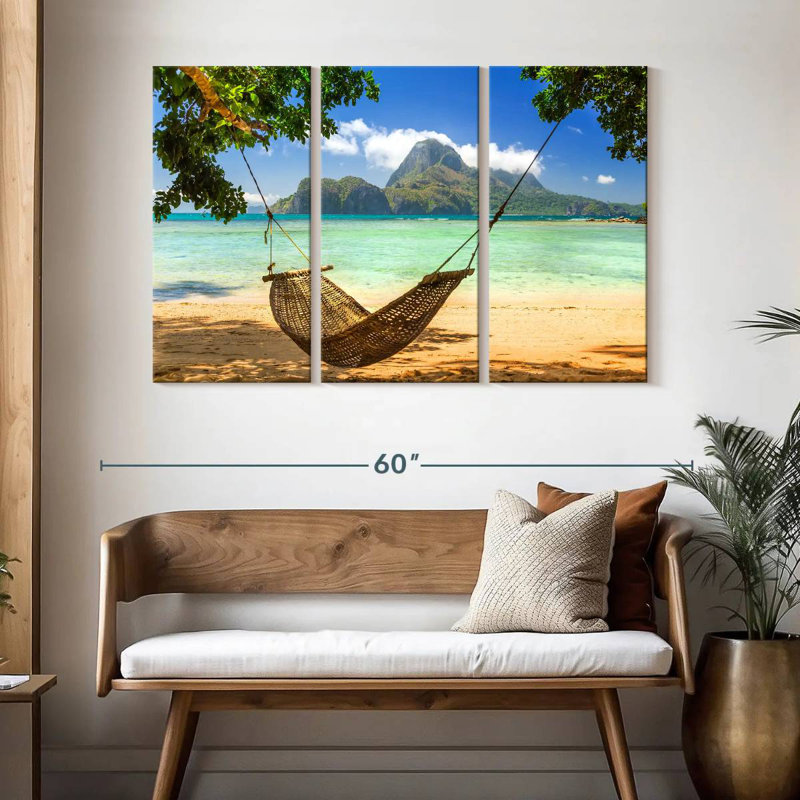 Gillard Beach Bamboo Hammock, 32" H x 50" W