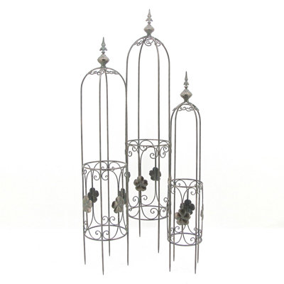 Neodesha 50.39'' H x 14.17'' W Iron Trellis