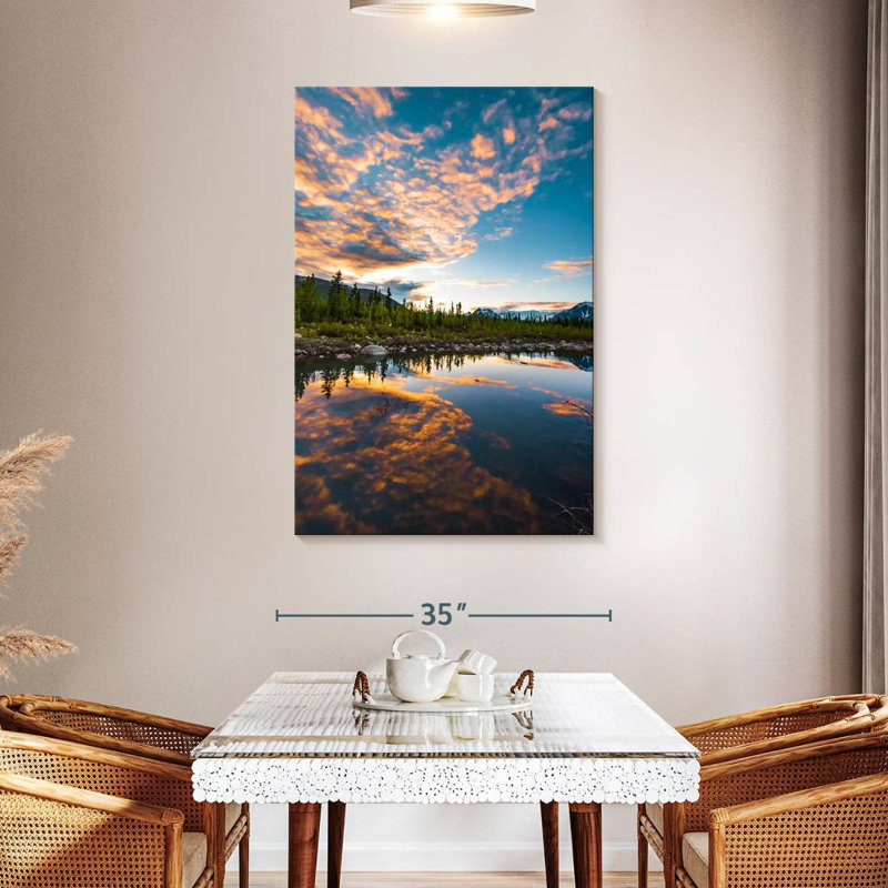 Alvord Alaskan Evening, 48" H x 32" W