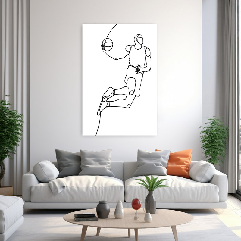 Dunk, art contemporain abstrait, H 60 po x l 40 po