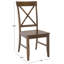 Chaise d'appoint à dossier en X Cierra-1030123694