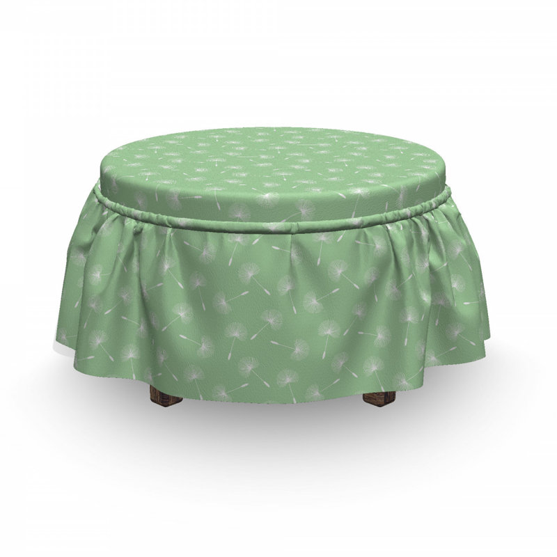 Box Cushion Ottoman Slipcover