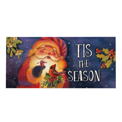 Tapis de Noël Cheerful Santa Sassafras