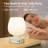 Touch Bedside Table Lamp Set Of 2 - Modern Nightstand With USB-C&A Charging, 3-Way Dimmable LED Desk Lamp, White Opal Glass Shade