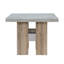Table de bar et tabourets de bar beige