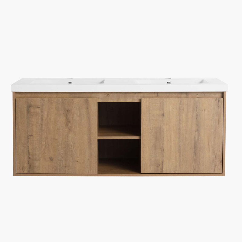 Meuble-lavabo double avec plateau Asid 47,6