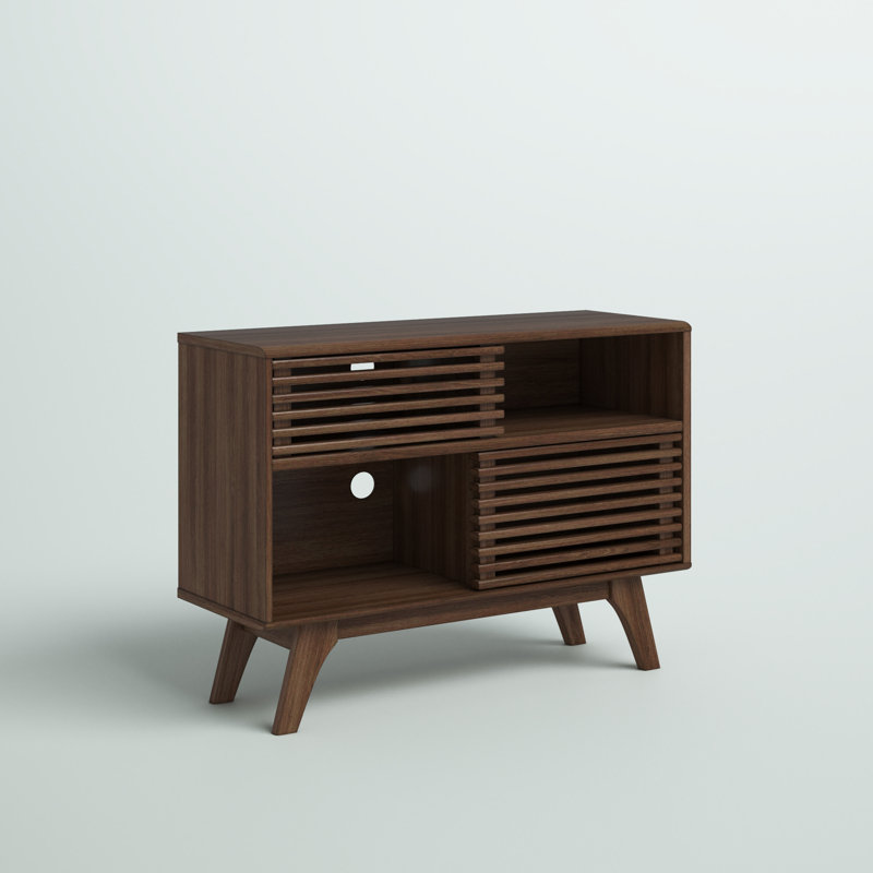 Render Two-Tier Display Stand, Walnut